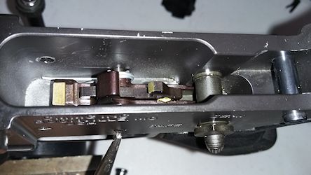The trigger pin snaps in place
