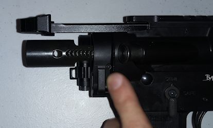 Pull out charging handle