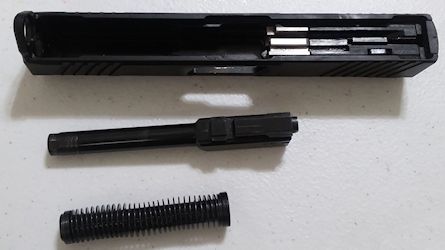 Clean the Barrel and Recoil Spring Assembly